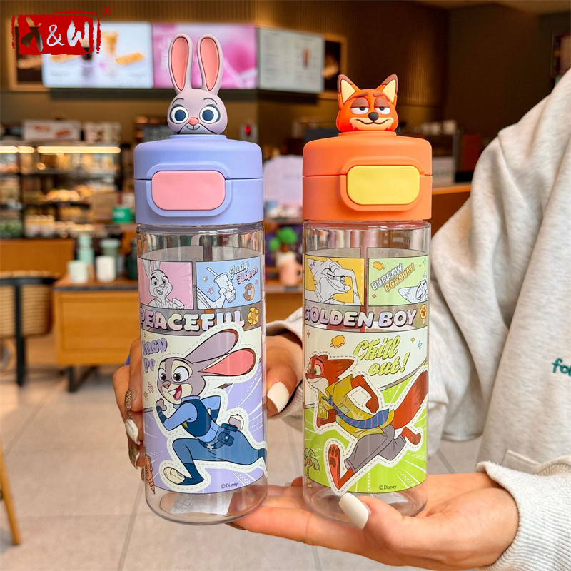 Outdoor Adventure Kids - X&W ディズニー水筒 学生 子供 夏用ウォーターボトル ジュディ