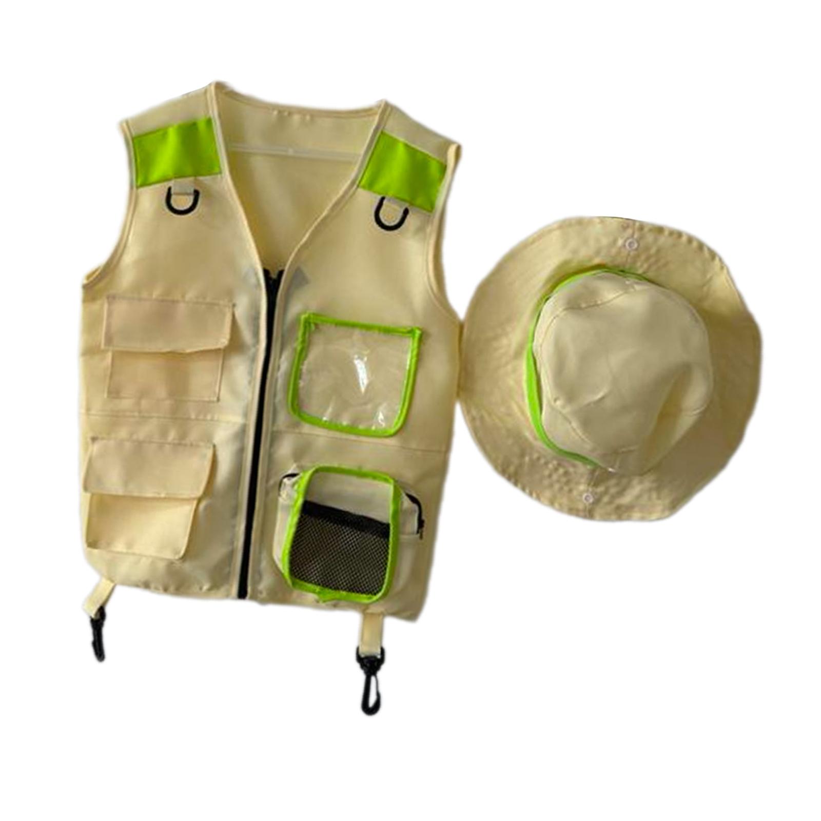 Outdoor Adventure For Toddlers - キッズエクスプローラーベストハット キッズアウトドアアドベンチャーベスト 釣り用 子供 幼児用