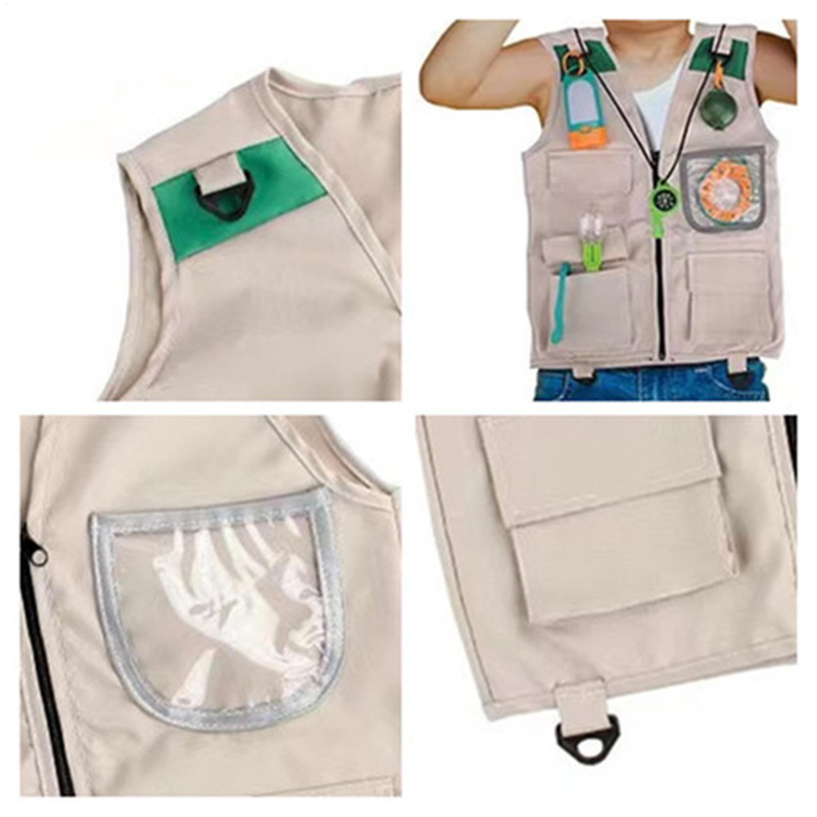 サファリキッズアウトドアエクスプローラーキット、カーゴベスト - Outdoor Adventure Kids のレビューと価格