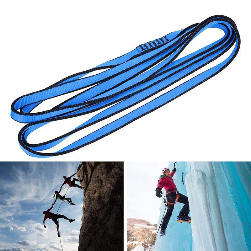 22kN ロッククライミングスリングベルト保護用品高強度ポリ - Outdoor Adventure Gear のレビューと価格