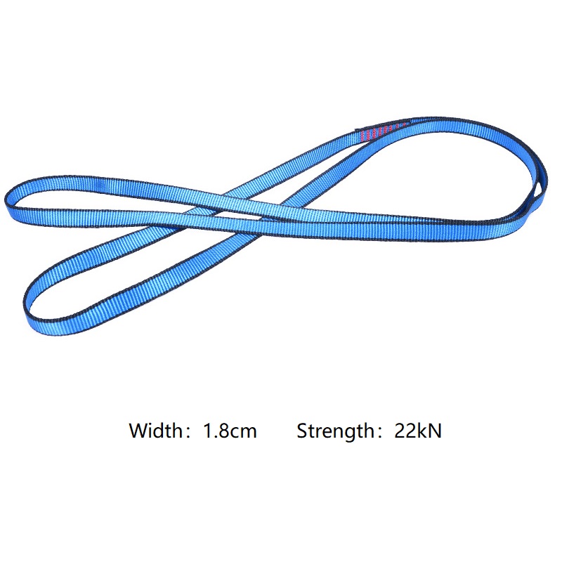 22kN ロッククライミングスリングベルト保護用品高強度ポリ - Outdoor Adventure Gear のレビューと価格
