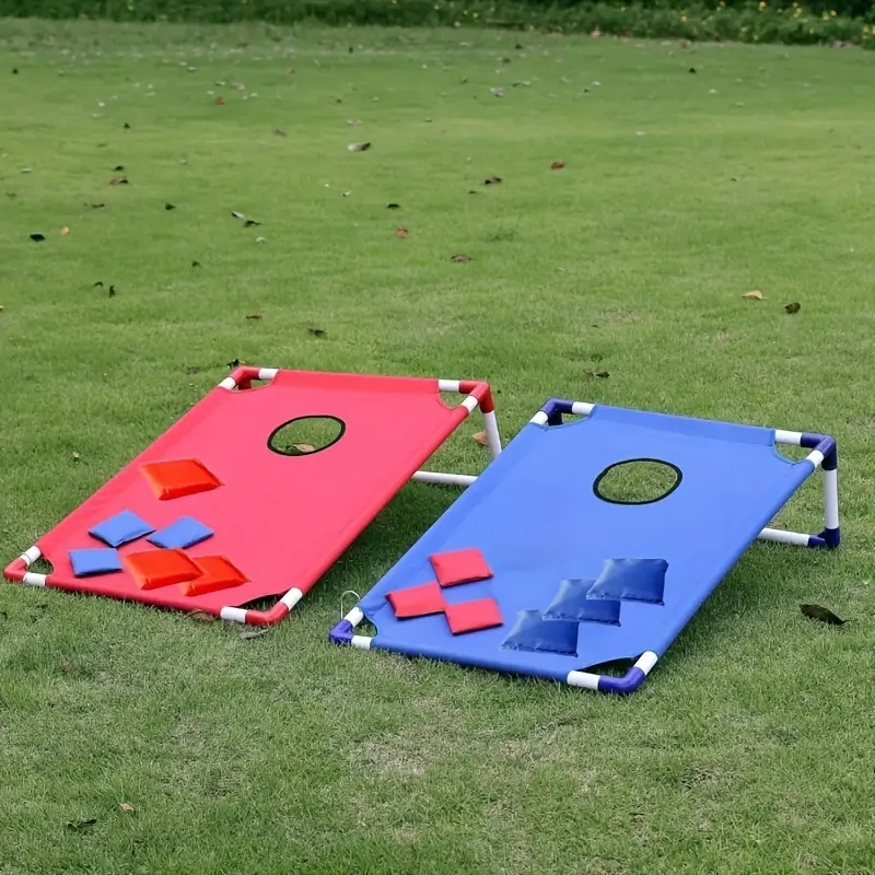 コーンホールゲームセットには、ゲームボード2枚、ビーンバッグ - Outdoor Adventure Kids のレビューと価格