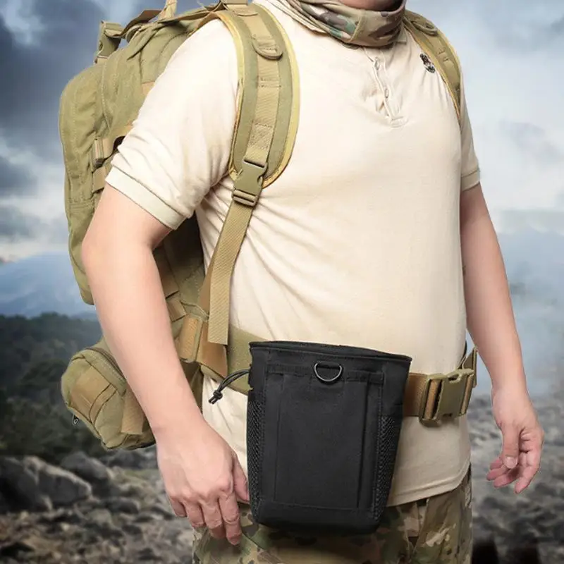 戦術的なモールマガジンポーチ、巾着式ユーティリティベルトバッ - Outdoor Adventure Magazines のレビューと価格
