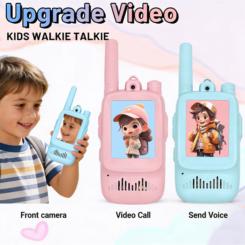2個セット 子供用ビデオトランシーバー 充電式 室内・屋外用 - Outdoor Adventure Kids のレビューと価格