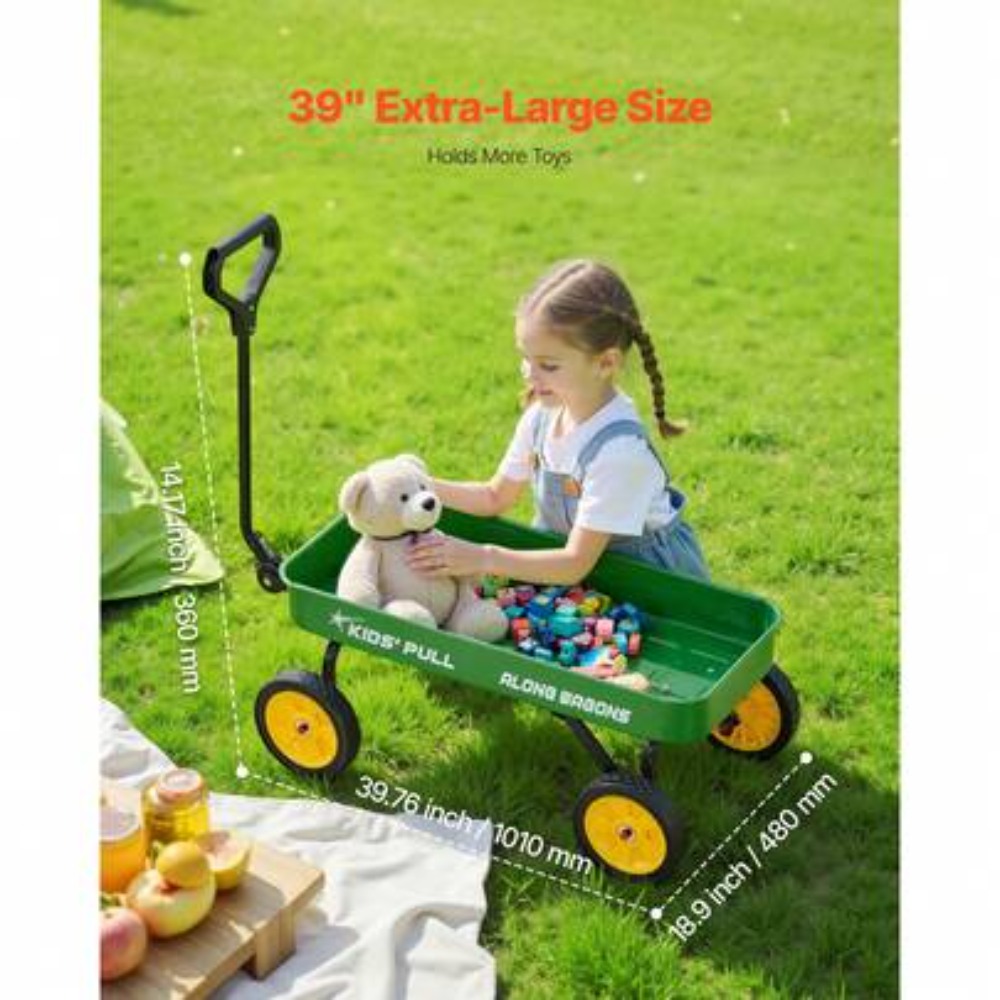 オールテレインキッズワゴン 39インチ折りたたみ式ユーティリ - Outdoor Adventure For Toddlers のレビューと価格