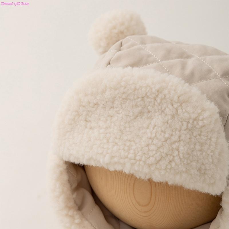 D0JC 幼児用防風ウォームハット プラッシュポンポンボンネ - Outdoor Adventure For Toddlers のレビューと価格