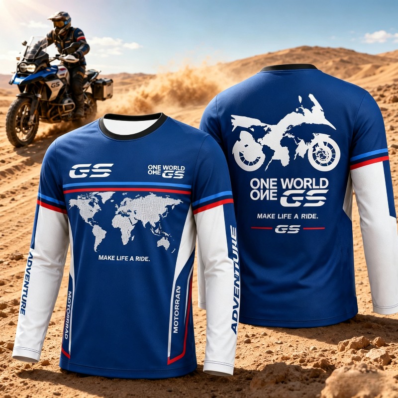 バイク愛好家のためのGSアドベンチャーモトラッド風長袖トップ - Outdoor Adventure Kids のレビューと価格