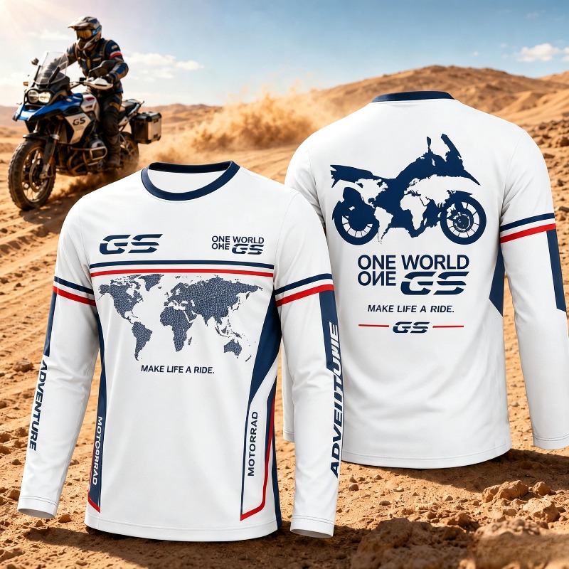 バイク愛好家のためのGSアドベンチャーモトラッド風長袖トップ - Outdoor Adventure Kids のレビューと価格