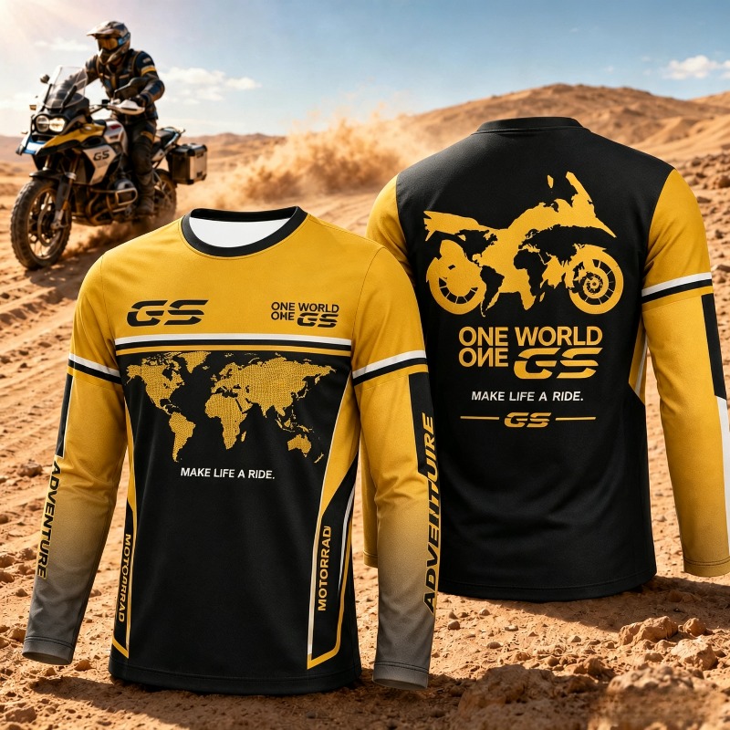 バイク愛好家のためのGSアドベンチャーモトラッド風長袖トップ - Outdoor Adventure Kids のレビューと価格